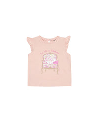 Tika cotton T-shirt - Shell Pink