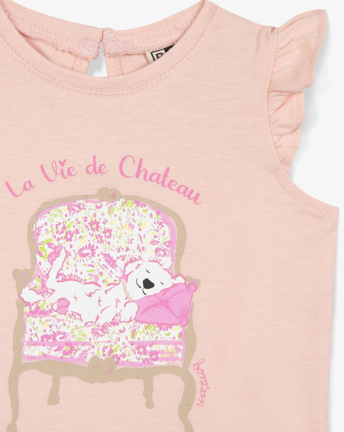Tika cotton T-shirt - Shell Pink