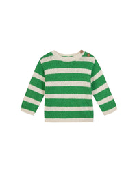 Pull Marino - Rayure Verte