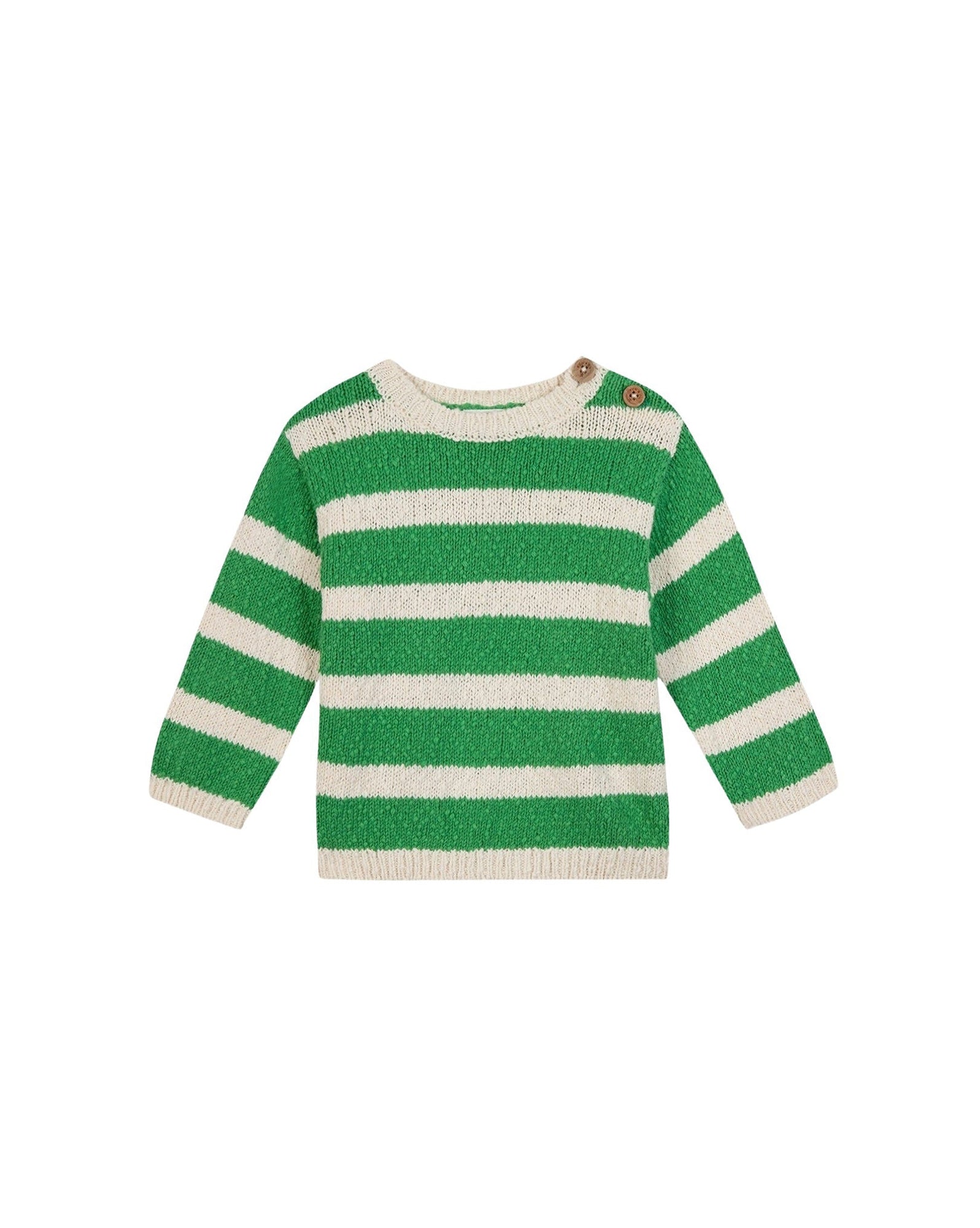 Pull Marino - Rayure Verte