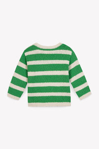 Pull Marino - Rayure Verte