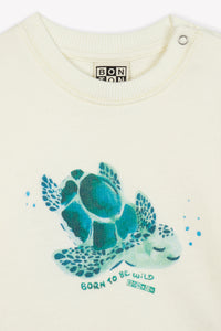 Smily bb Sweatshirt - Ecru