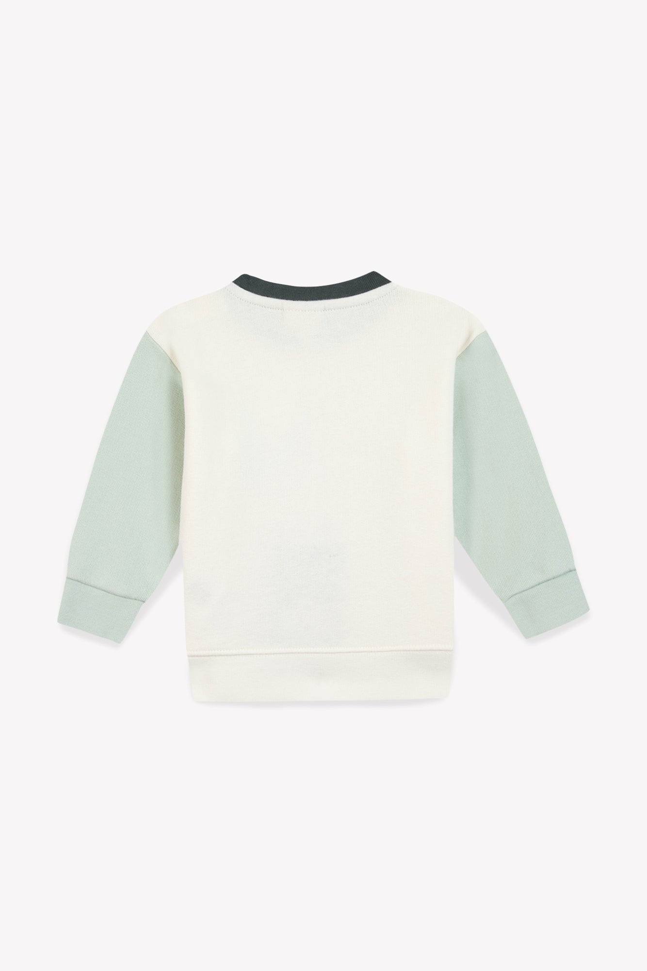Smily Sweatshirt - Pale Aqua
