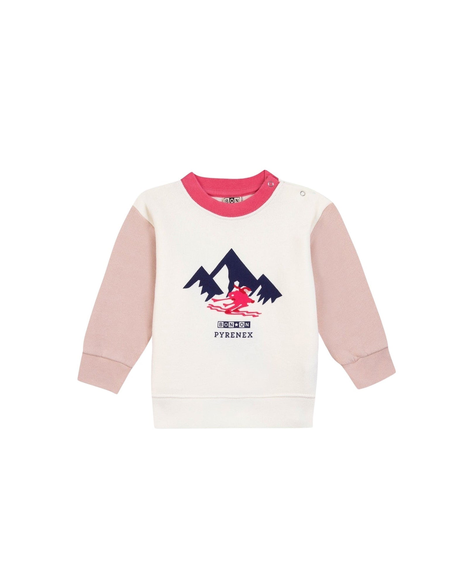 Smily sweatshirt - Peach Whip