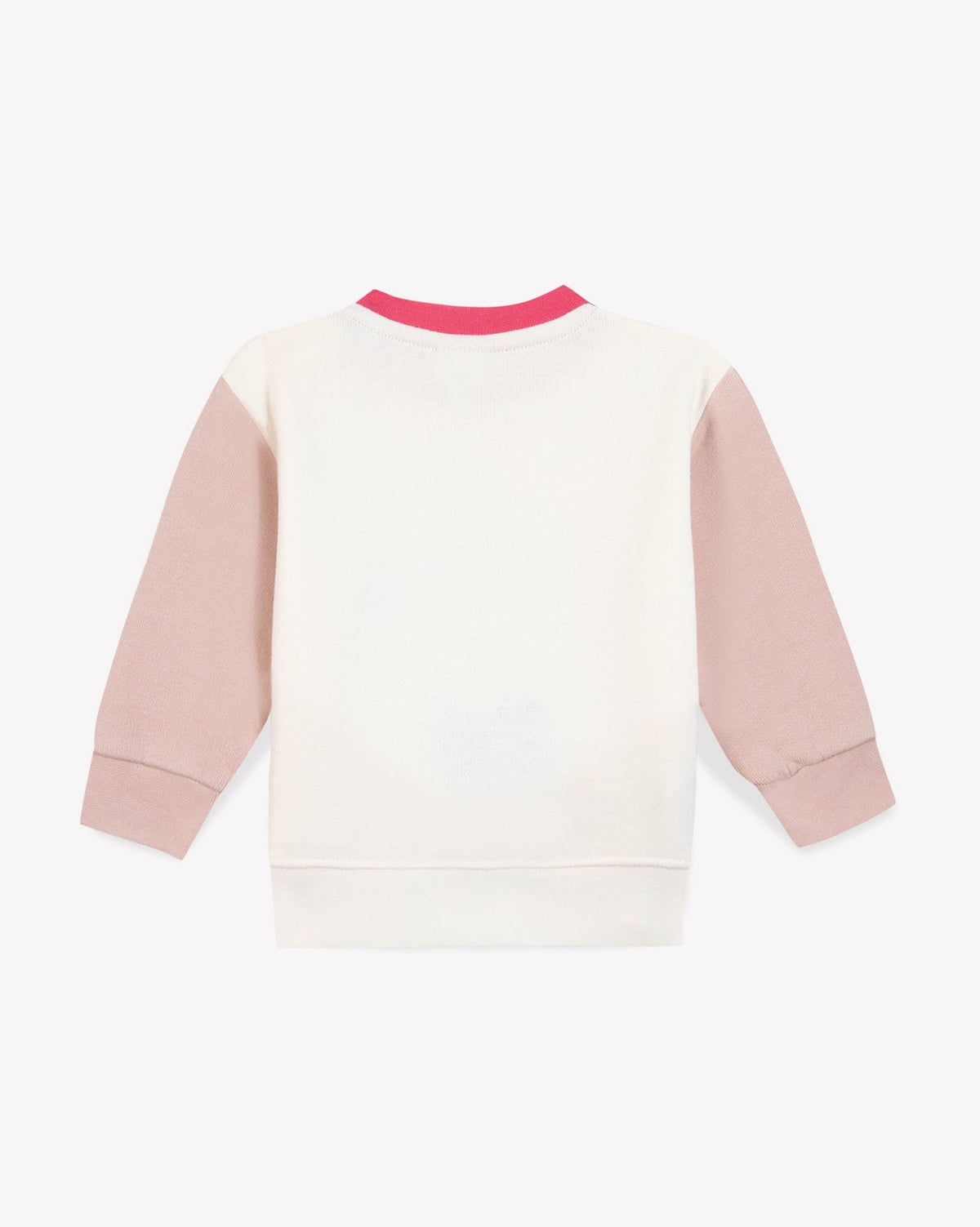 Smily cotton sweatshirt - Peach Whip