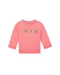 Smily bb cotton sweatshirt - Pink Loulou
