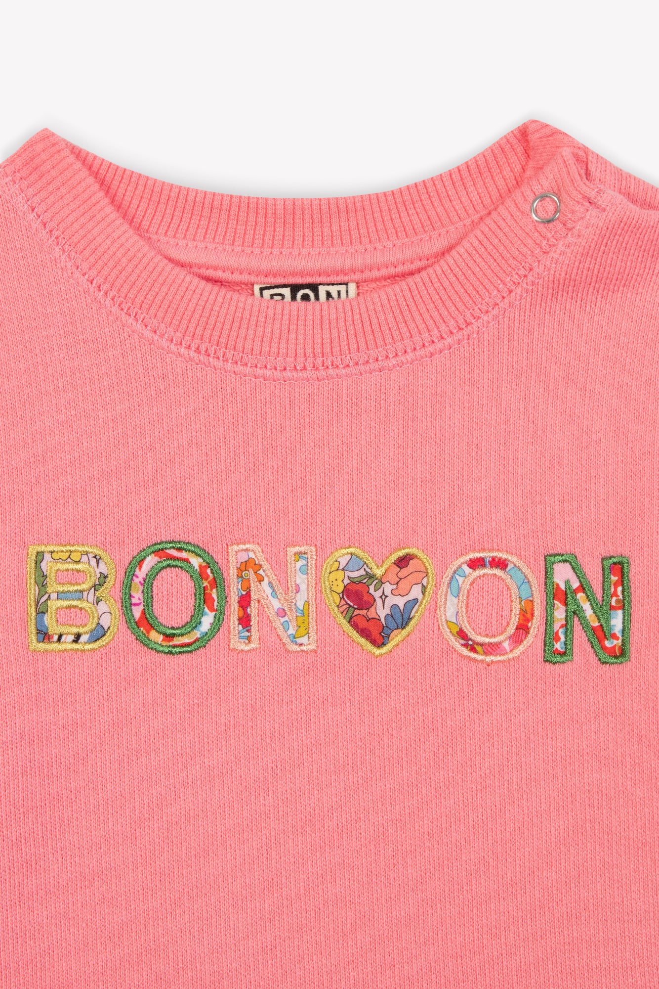 Smily bb Sweatshirt - Pink Loulou