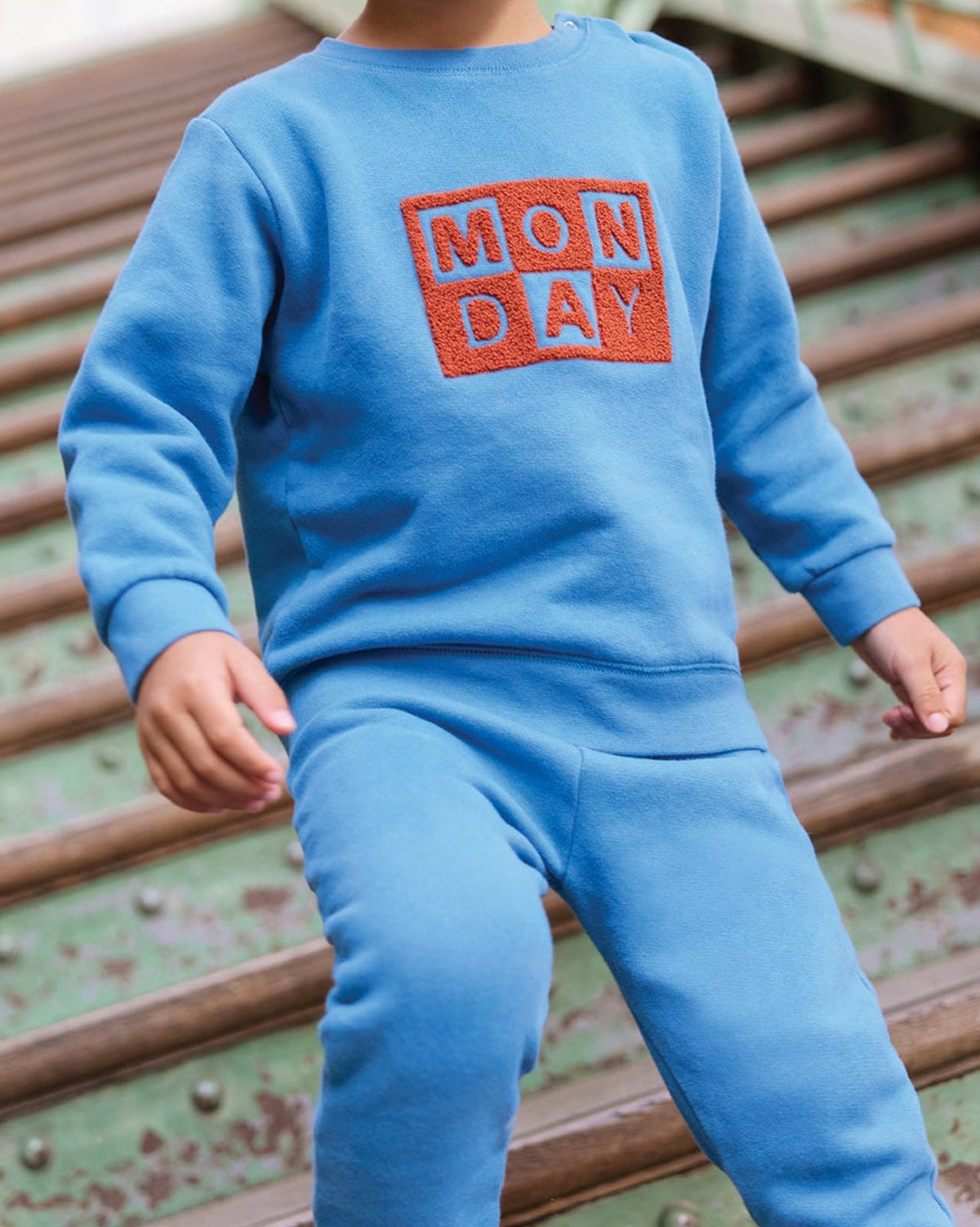 Smily cotton sweatshirt - Bleu de Toi