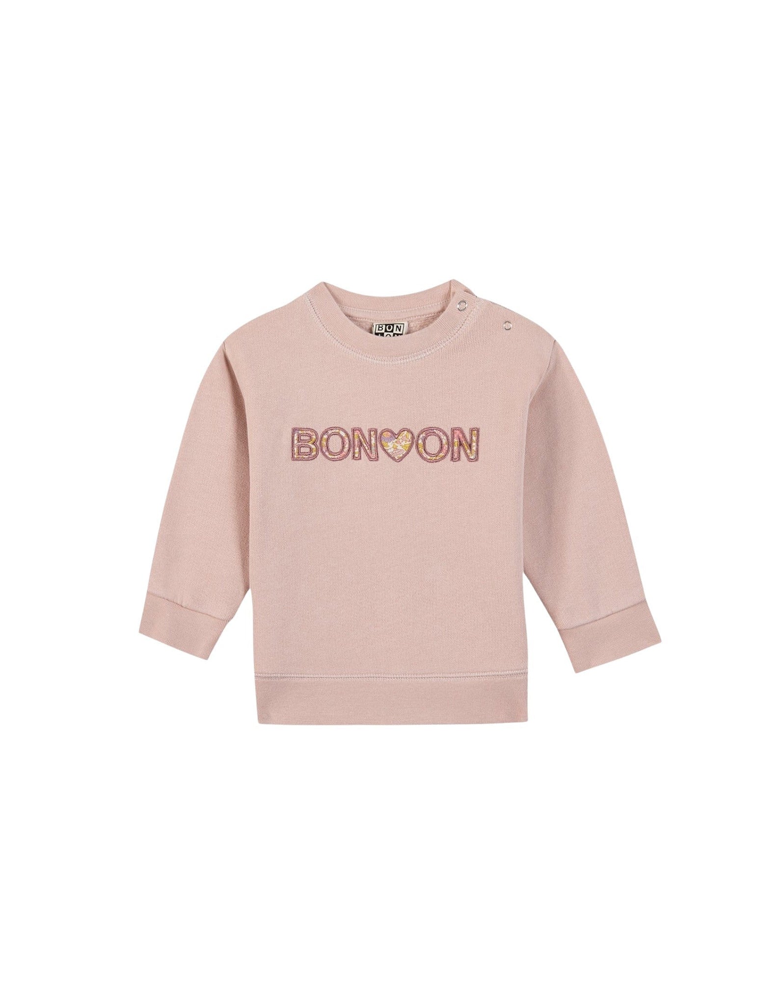 Smily Sweatshirt - Peach Whip2