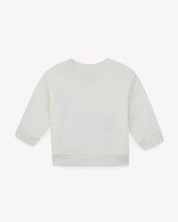 Smily cotton sweatshirt - Cream Bonton 2