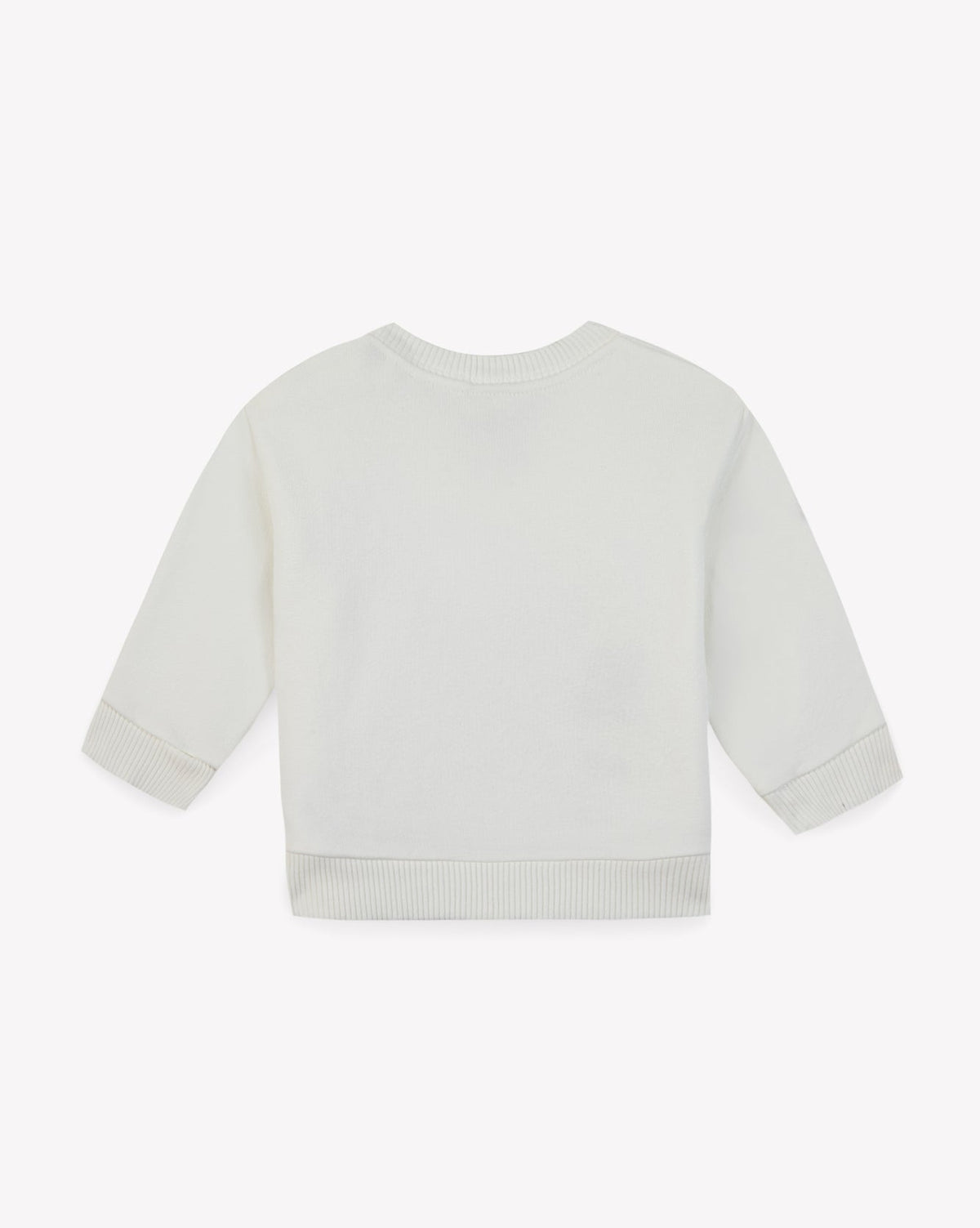 Smily cotton sweatshirt - Cream Bonton 2