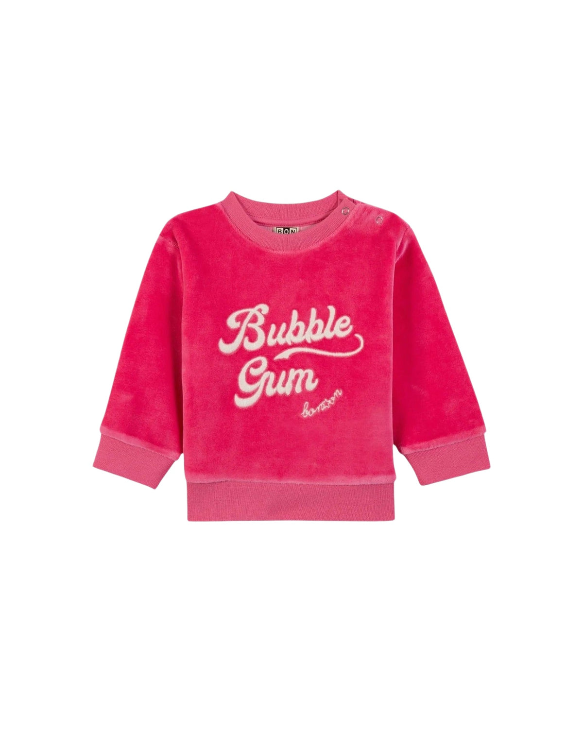 Smily cotton sweatshirt - Malabar Pink