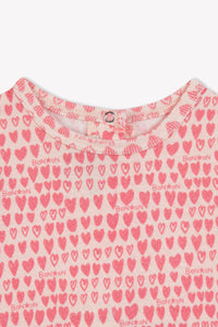 Dors-bien Cœur - Imp Coeur Rose