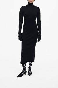 DÉJÀ VU /    Robe réversible en laine - Black