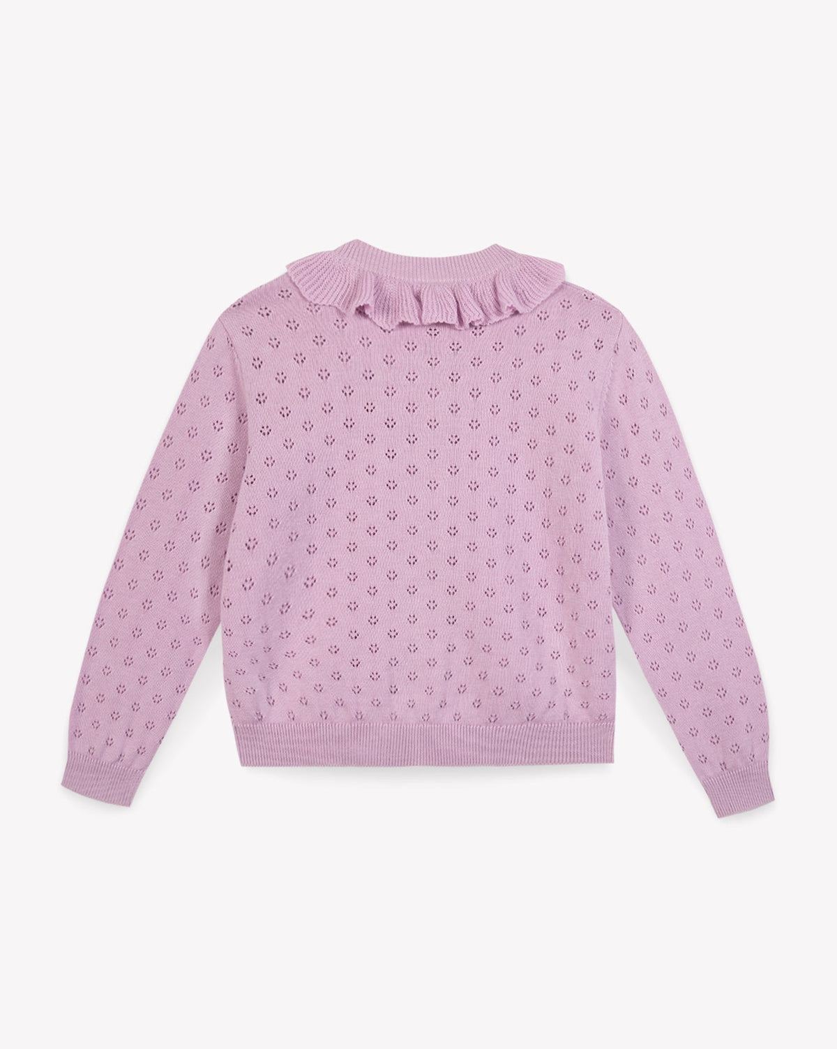 Corole cotton cardigan - Pompadour Lilac
