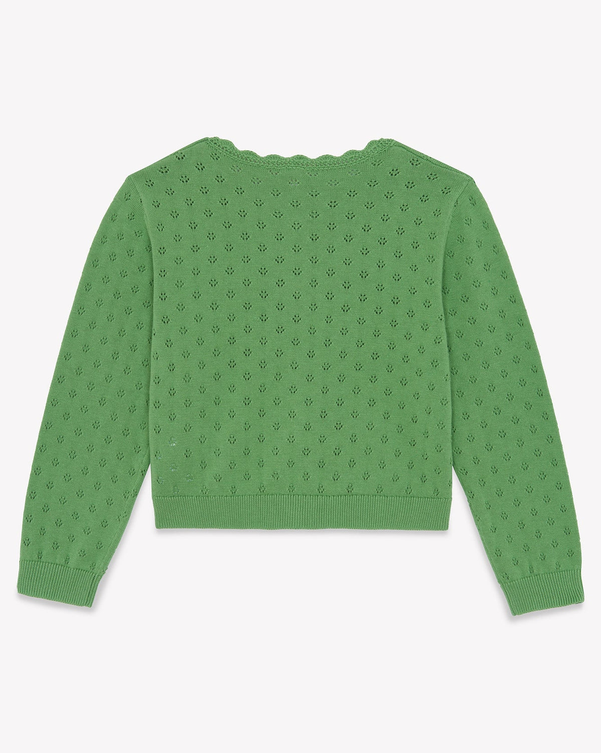 Cardigan Lou en coton - Vert Buisson
