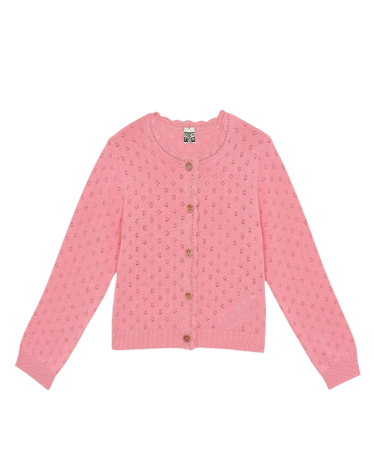 Cardigan Lou en coton - Pink Loulou
