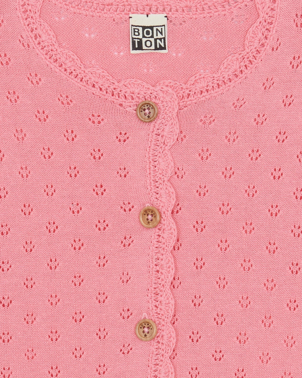 Cardigan Lou en coton - Pink Loulou
