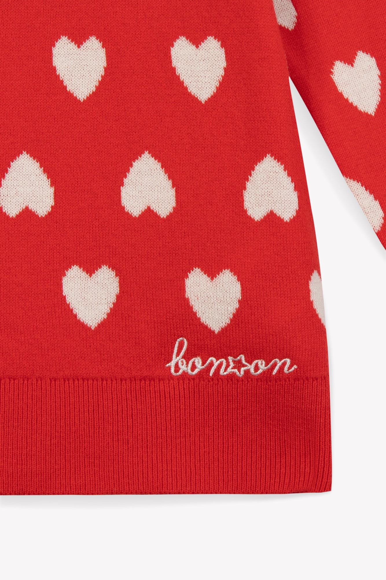 Paula jumper - Jacquard Coeur Rouge