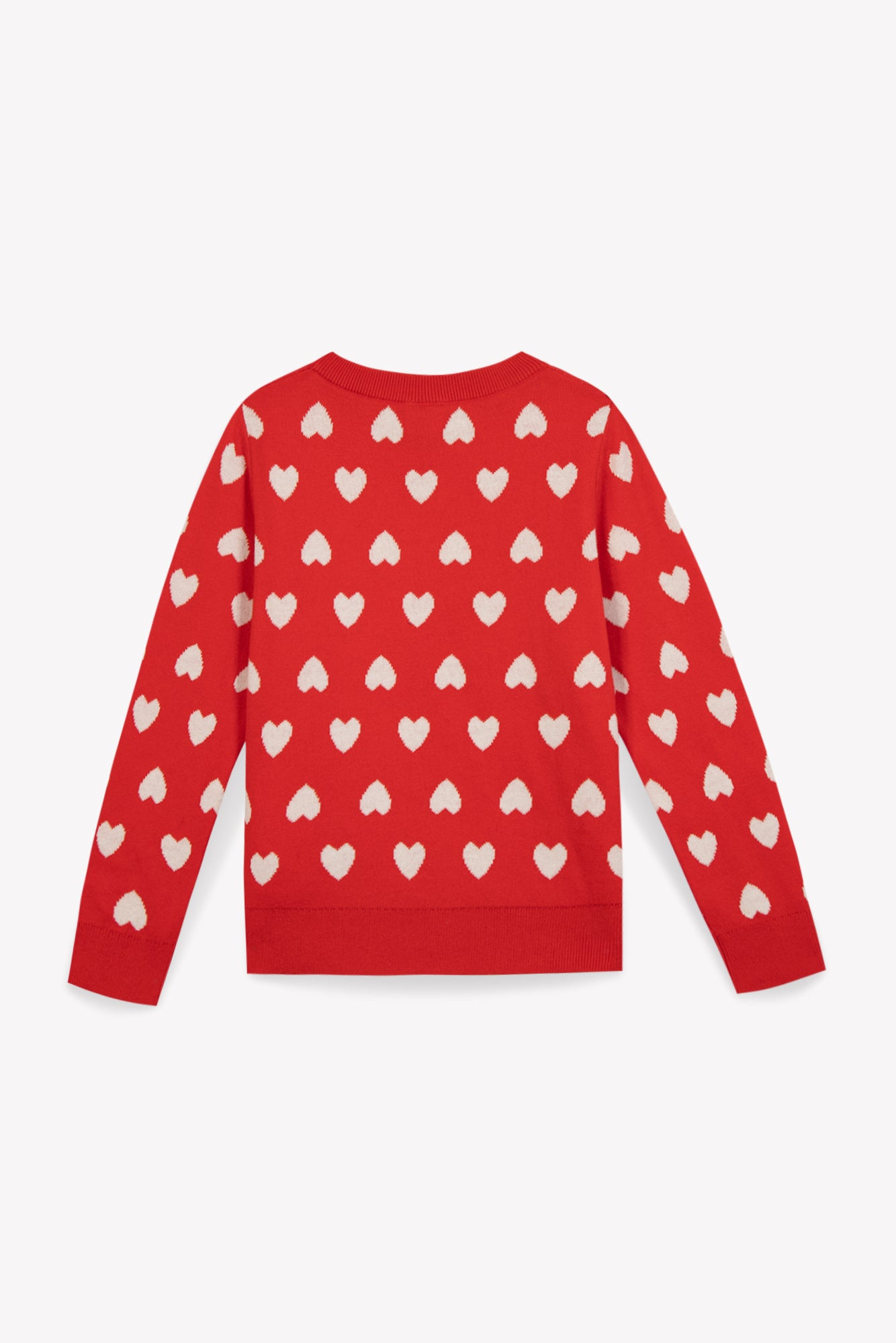 Paula jumper - Jacquard Coeur Rouge