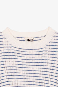 Girly jumper - Blue stripe