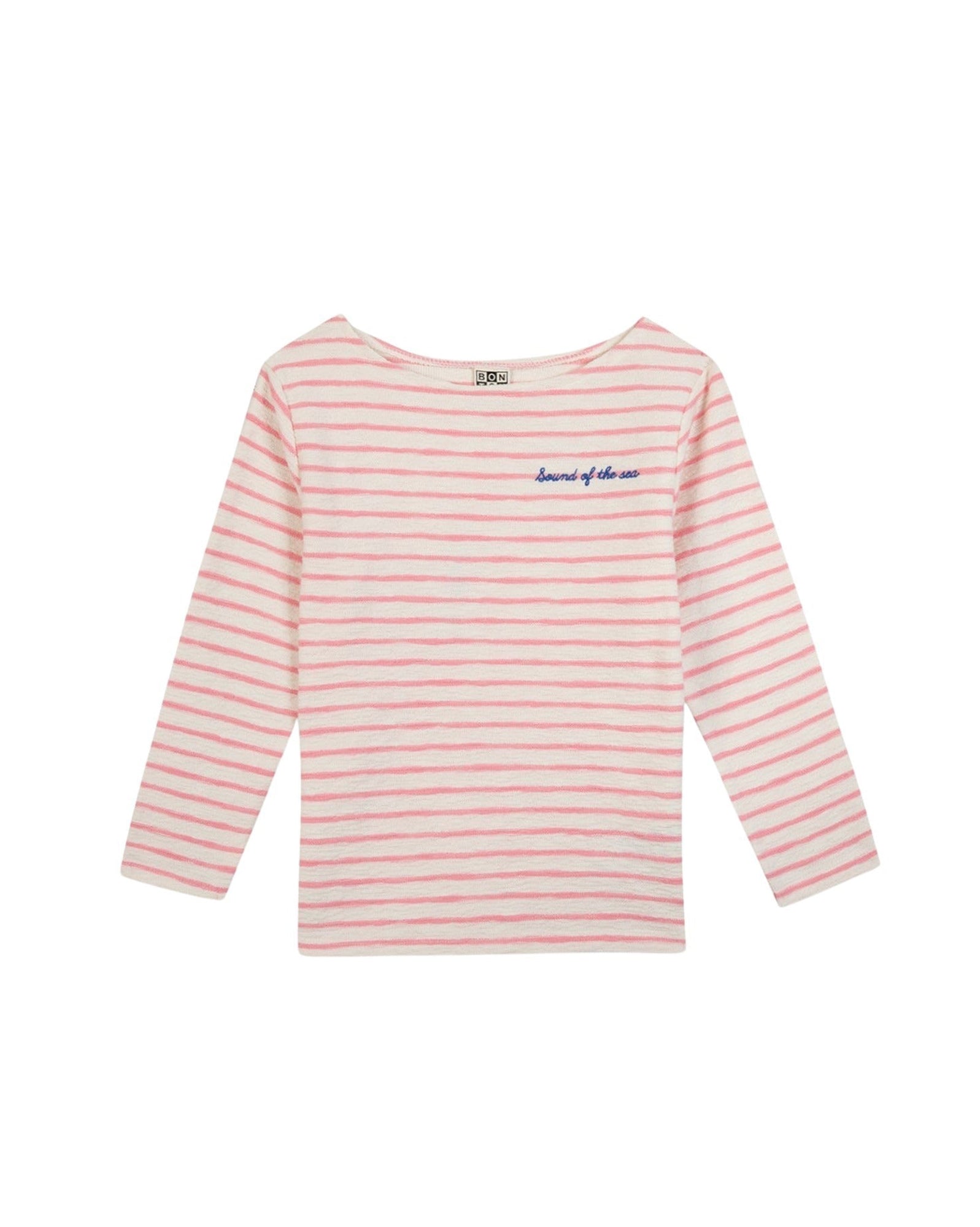 1qty NEW / Tops - Rayure Rose