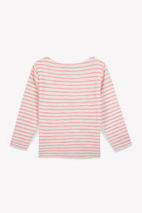 1qty NEW / Tops - Rayure Rose