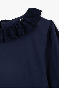 Juna T-shirt - Navy Bonton