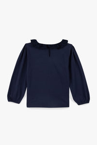 Juna T-shirt - Navy Bonton