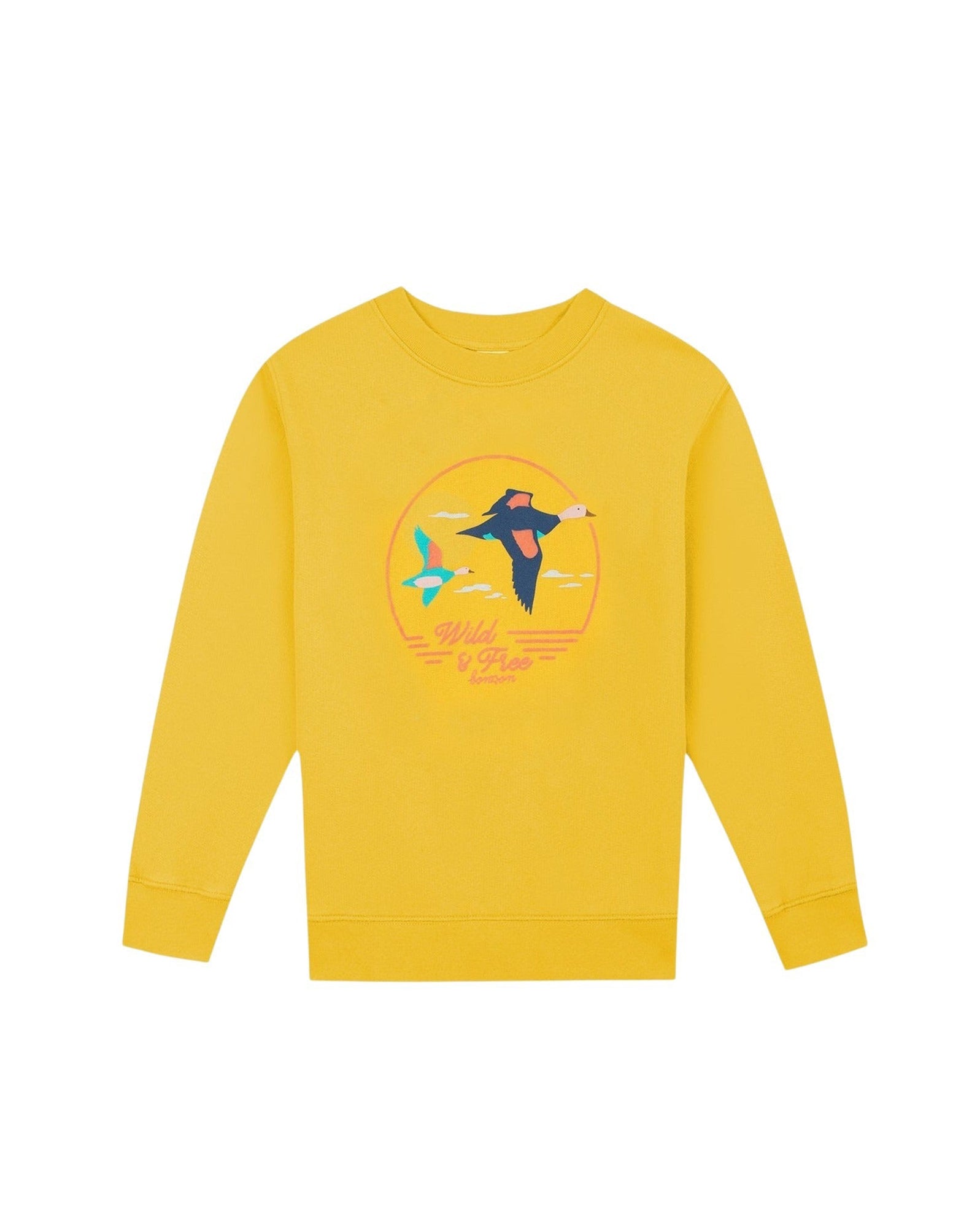 Star Sweatshirt - Retro Yellow
