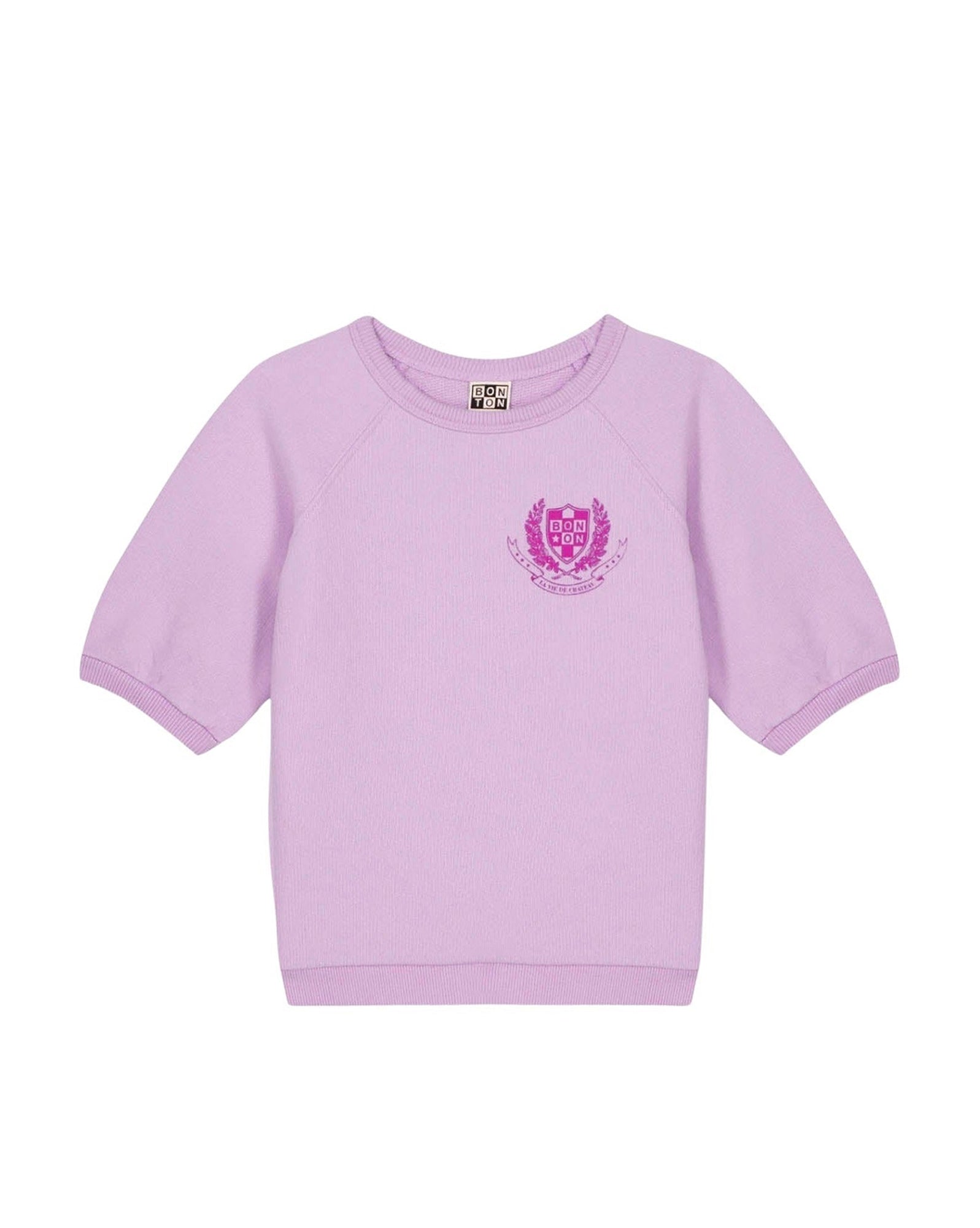 Sweatshirt Smart manches courtes - Pompadour Lilac