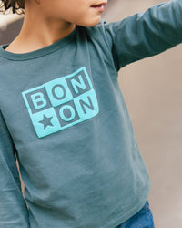 Taxo cotton T-shirt - Baltic Green