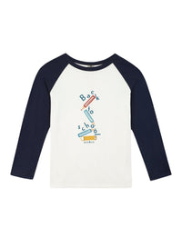 T-shirt Tipi en coton - Crème Bonton 2