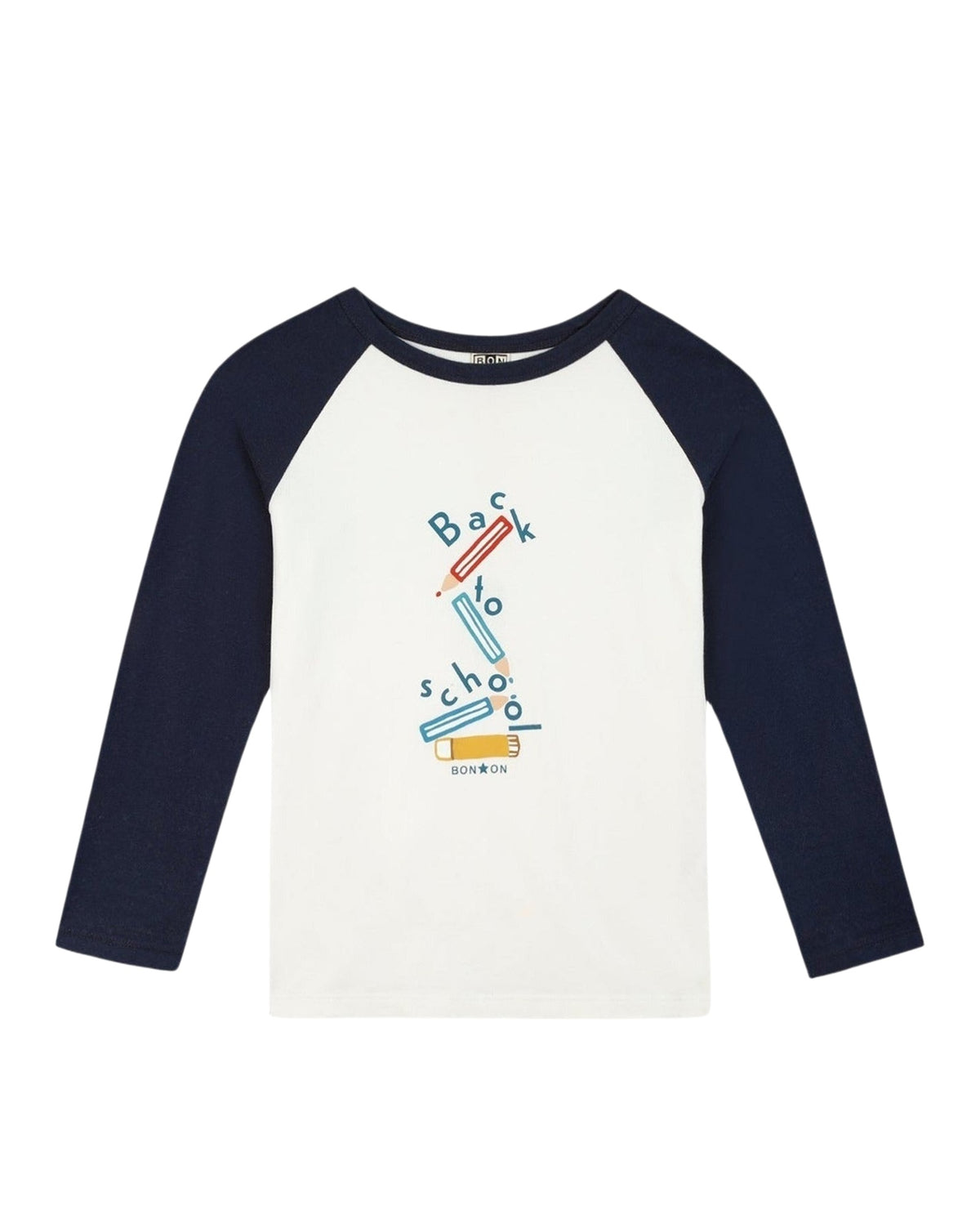 T-shirt Tipi en coton - Crème Bonton 2