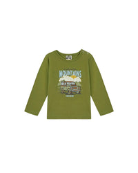 T-shirt Taxi - Vert Officier