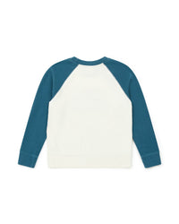 Bleu Curieux // Sweat bonton ga