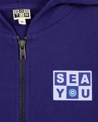 Saxo cotton sweatshirt - Virgile Blue
