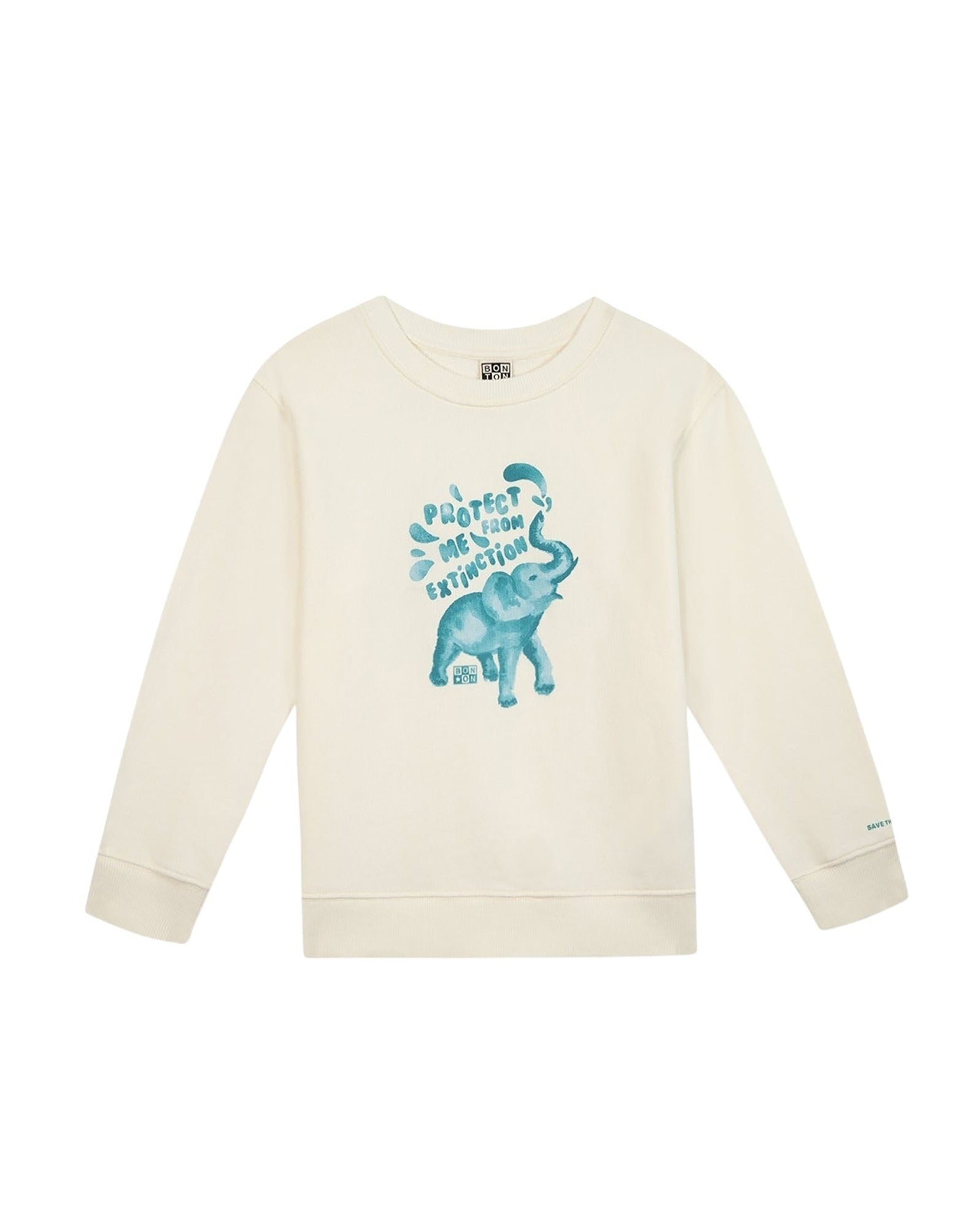 Sweatshirt Smile - Crème Bonton