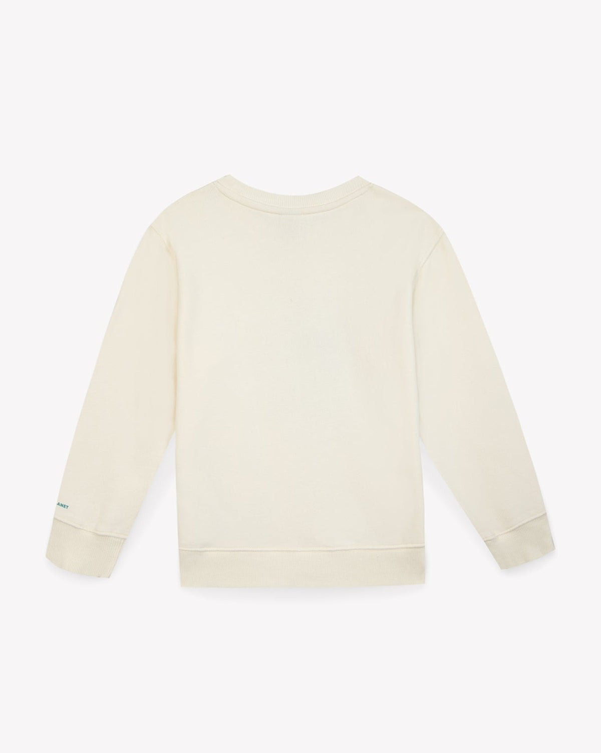 Smile cotton sweatshirt - Bonton Cream