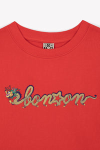 Smile Sweatshirt - Rouge Amour