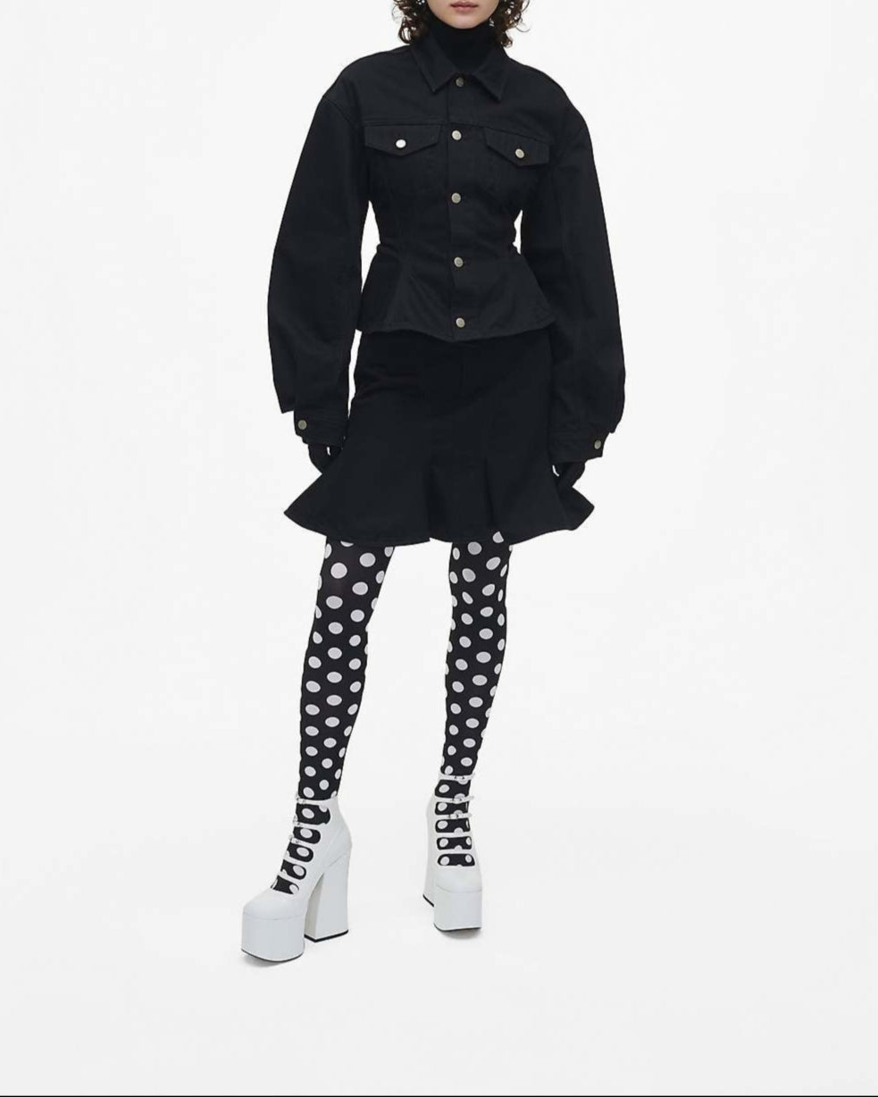 Bottines à talons Kiki 160 en cuir - Blanc