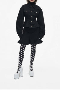 Bottines à talons Kiki 160 en cuir - Blanc
