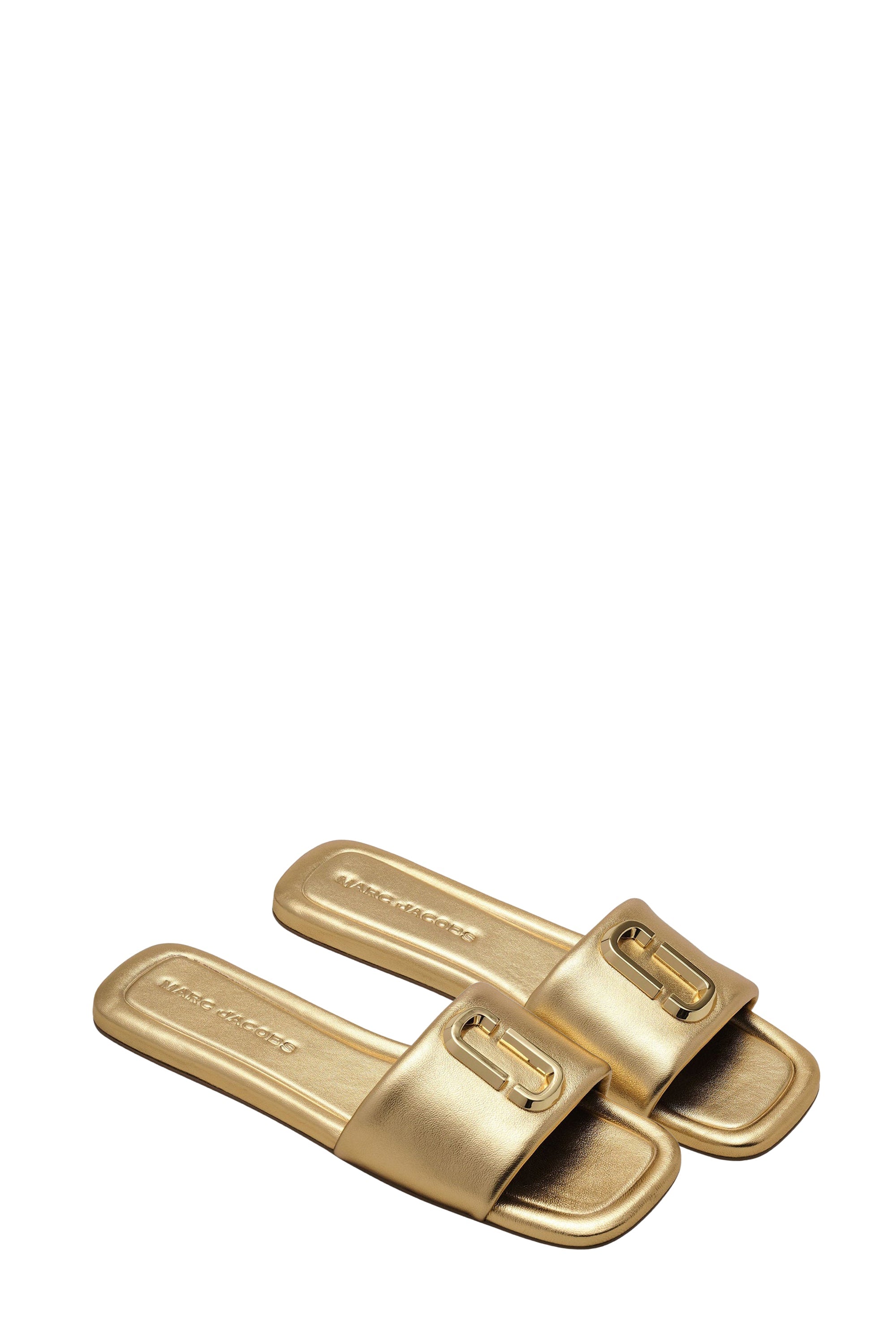 Sandales The J Marc irisées en cuir - Gold