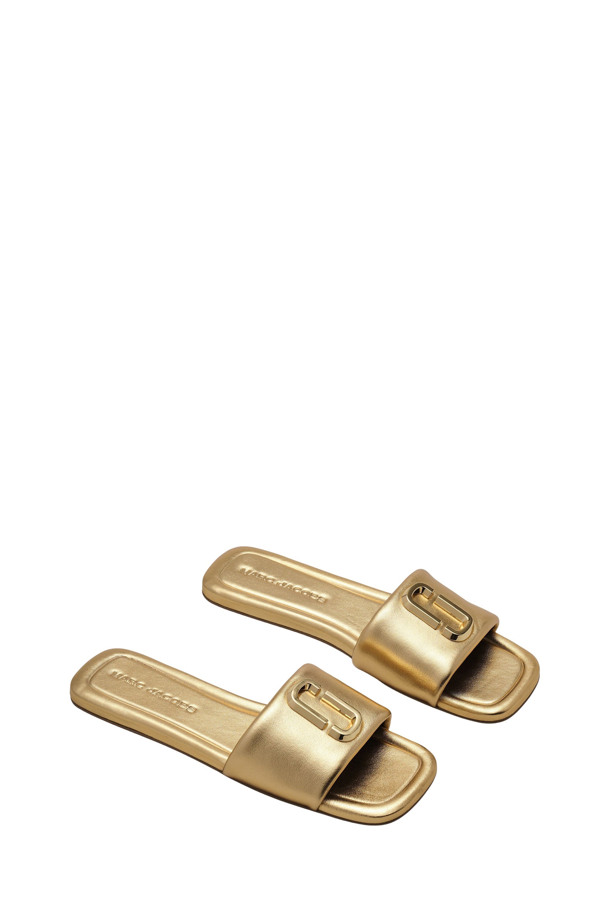 Sandales The J Marc irisées en cuir - Gold