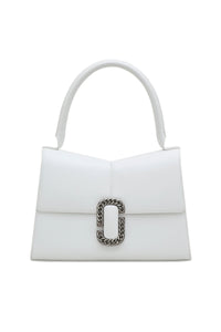 Grand sac à main à boucle - White