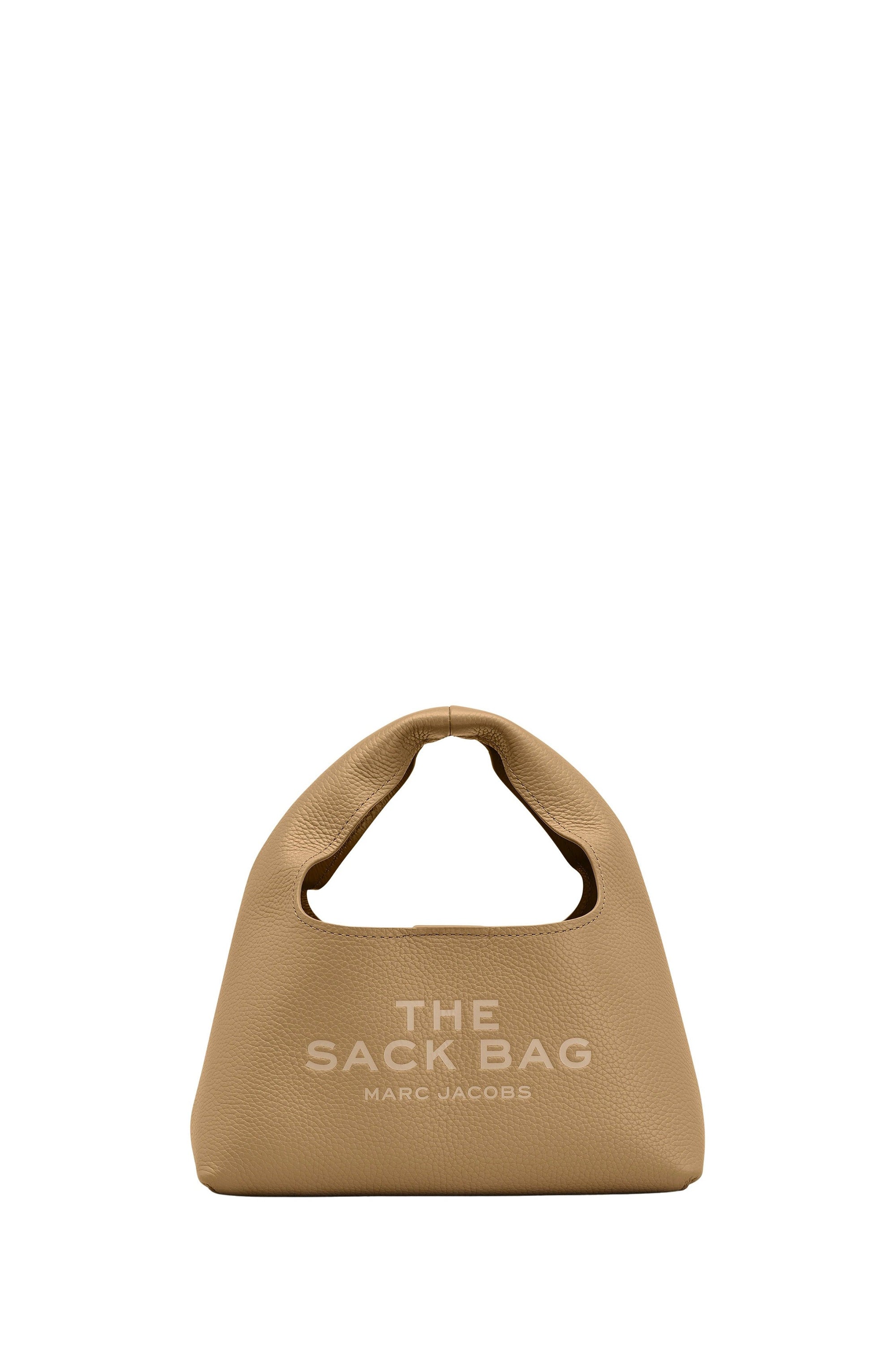 Mini sac Sack à strass en cuir - Camel