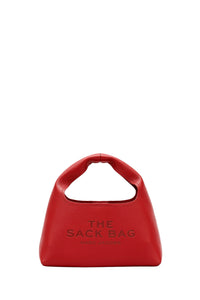 Mini Sac The Mini Sack en cuir - True Red