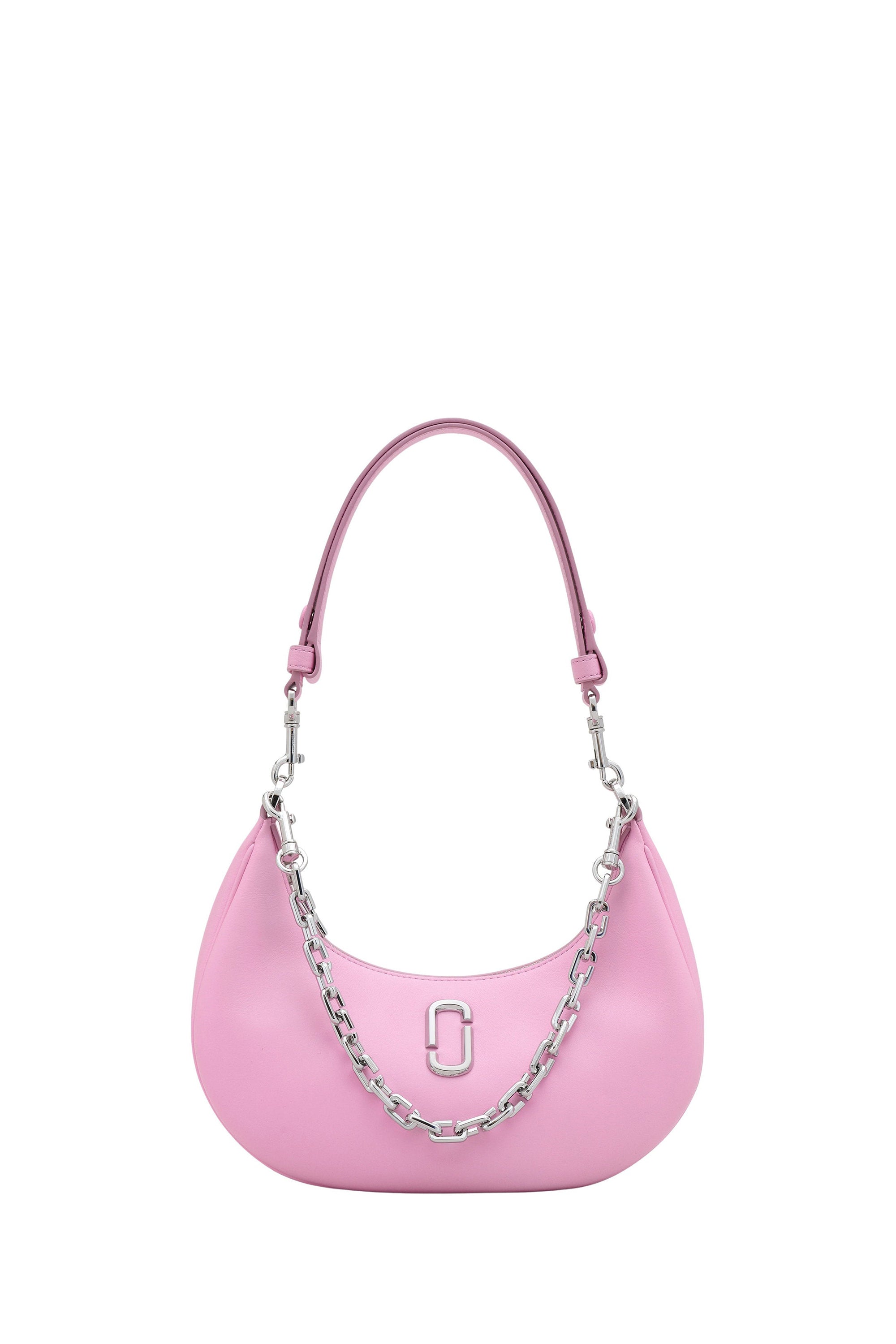 PAS INFO   Sac The Curve en cuir - Fluro Candy Pink