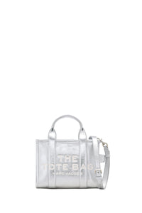 PETIT   Petit sac cabas The Small Tote en cuir - Metallic Silver