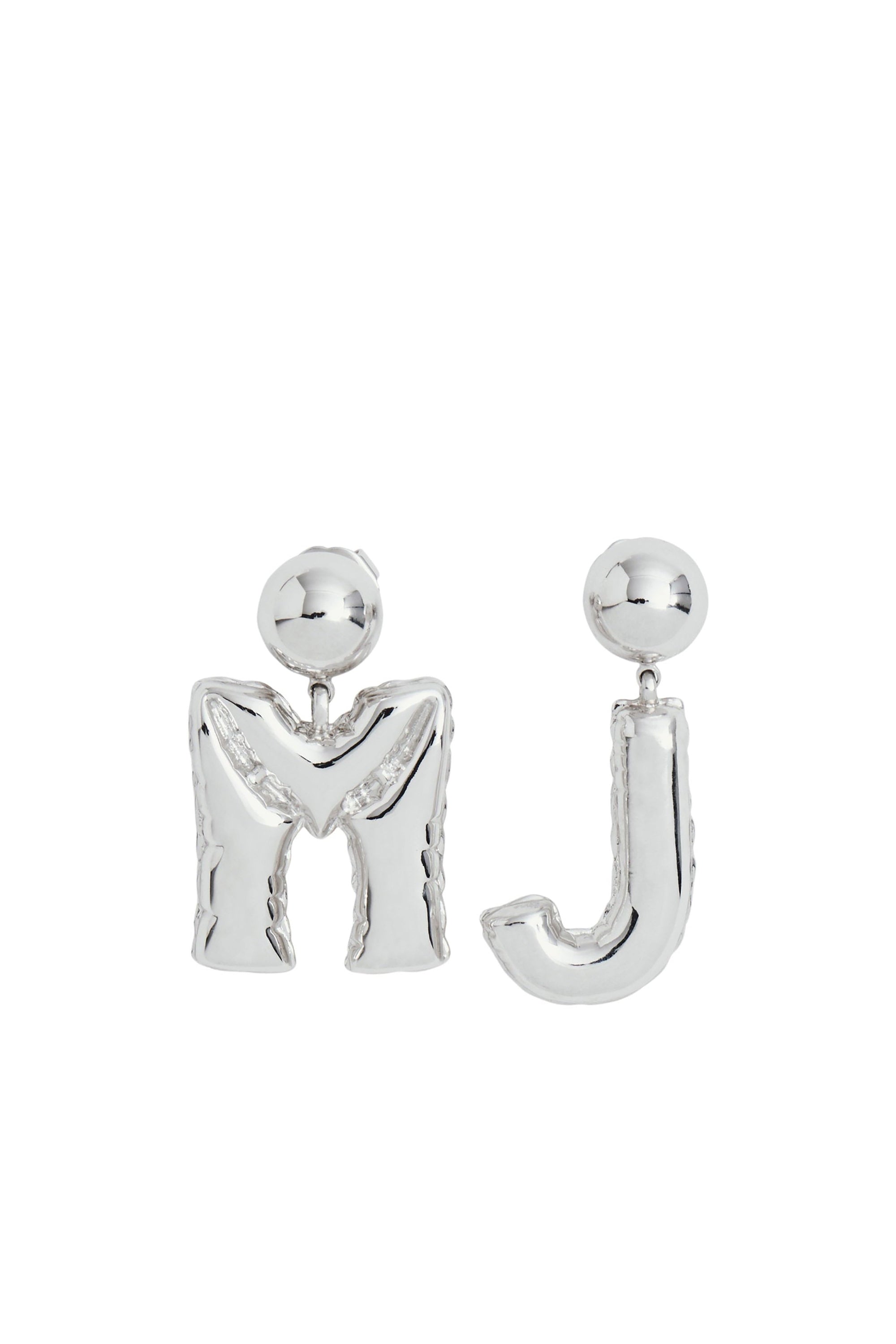 Boucles d'oreilles MJ Balloon en laiton - Silver